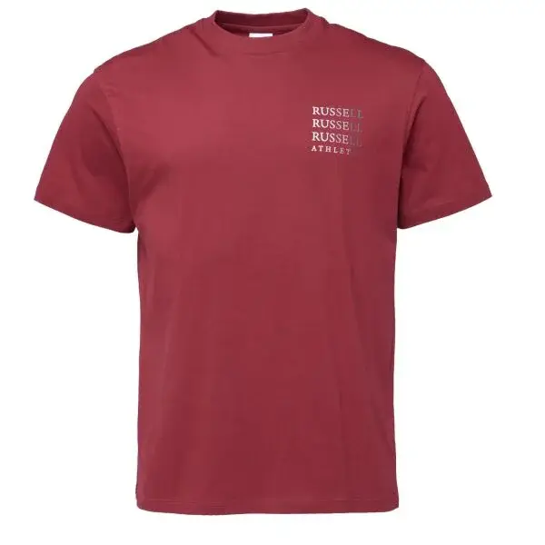 Russell Athletic T-SHIRT Pánské tričko, vínová, velikost