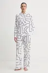 DKNY dvoudílné pyžamo ženské bavlněné
