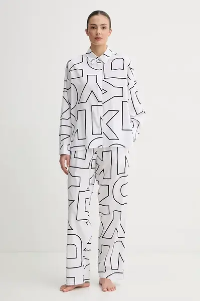 DKNY dvoudílné pyžamo ženské bavlněné