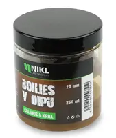 Nikl boilies v dipu calanus & krill 250 ml - 24 mm