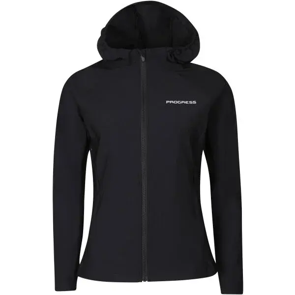 PROGRESS VOLITA Dámská bunda na běhání, černá, velikost