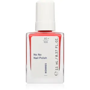 Korres No No Nail Polish pečující lak na nehty odstín 45 True Coral 11 ml