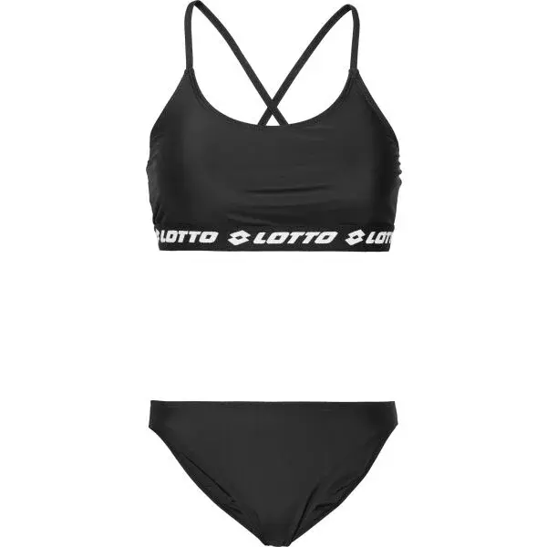 Lotto BELY Dámské dvoudílné plavky, černá, velikost