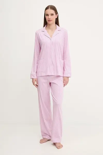 Bavlněné pyžamo Lauren Ralph Lauren