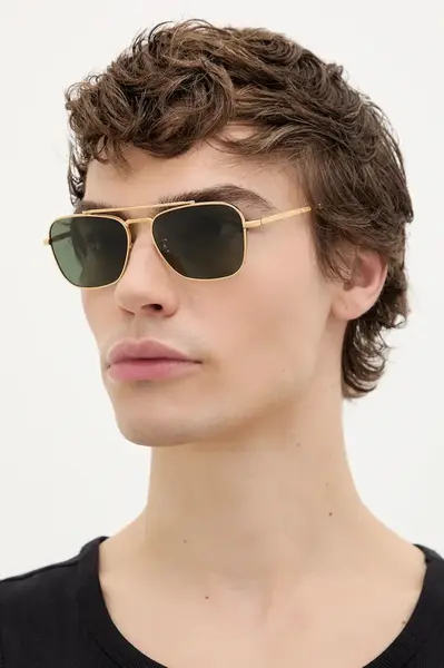 Sluneční brýle Ray-Ban NEW CARAVAN zlatá barva, 0RB3636