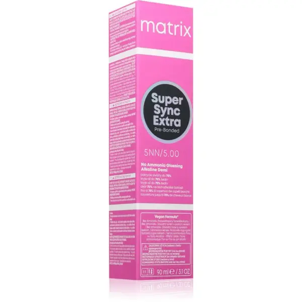 Matrix Super Sync Extra Pre-Bonded permanentní barva na vlasy bez amoniaku odstín 5NN 90 ml