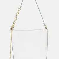 Kožená kabelka Answear.LAB bílá barva