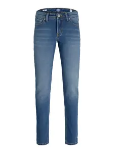 Jack & Jones Plus Džínsy 'Mike'  modrá / hnedá