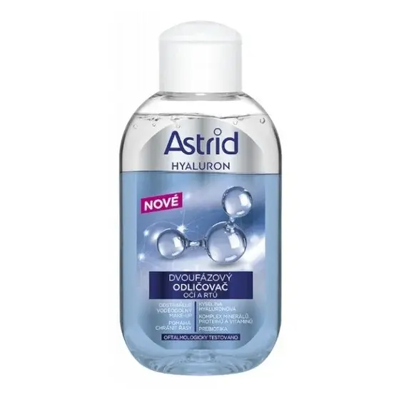 ASTRID Hyaluron Dvoufázový odličovač očí a rtů 125 ml
