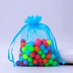 Rectangle Organza Drawstring Bags