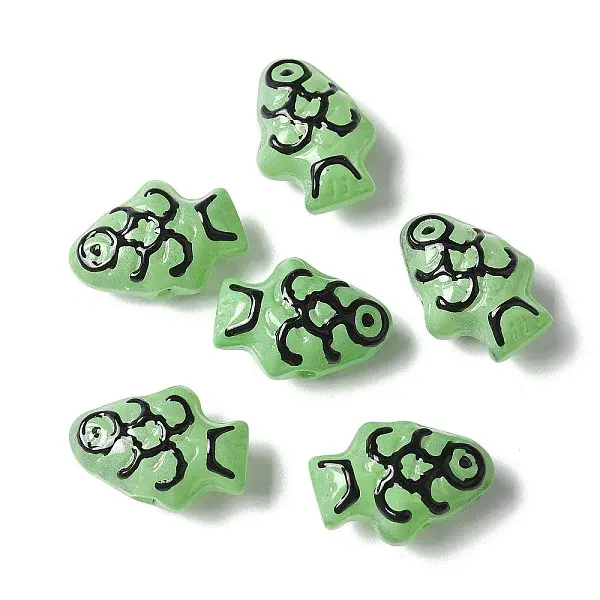 Baking Painted Glass Enamel Beads