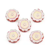 Printed Cinnabar Beads