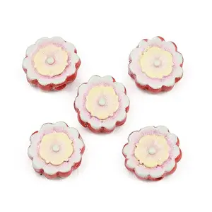 Printed Cinnabar Beads