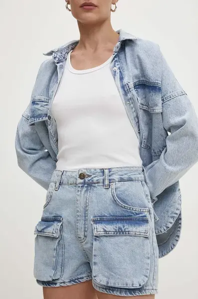 Džínové šortky Answear.LAB