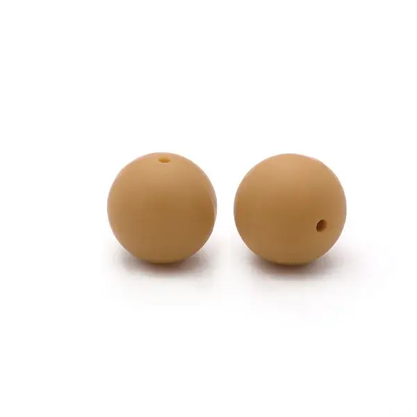 Round Food Grade Eco-Friendly Silicone Beads