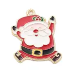 Christmas Theme Alloy Enamel Pendants