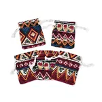 Ethnic Style Burlap Packing Pouches