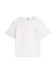 TOMMY HILFIGER Tričko 'Boxy Interlock'  biela