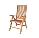 Zahradní křeslo skládací RIVIERA natural (FSC100%)