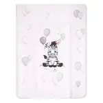 NEW BABY ZEBRA Přebalovací měkká podložka, bílá, velikost