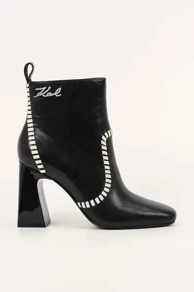 Kožené kotníkové boty Karl Lagerfeld ASTRA NOVA