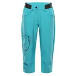Dámské softshellové capri kalhoty alpine pro wedera 2 tyrkysová 40