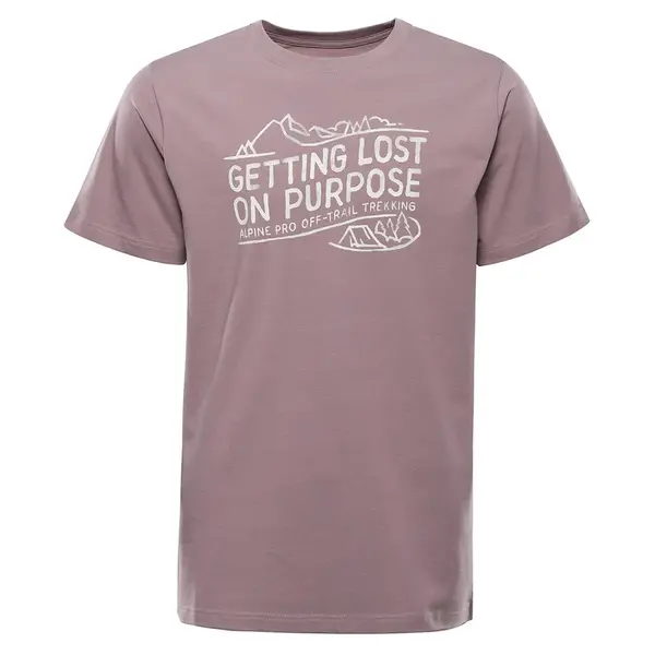 Pánské bavlněné triko alpine pro dorg hnědá xl