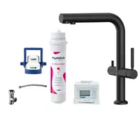 kielle Wimeo - Drezová batéria vrátane filtrácie, matná čierna 10525SFI184