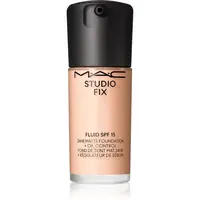 MAC Cosmetics Studio Fix Fluid SPF 15 24HR Matte Foundation + Oil Control zmatňujúci make-up SPF 15 odtieň N18 30 ml