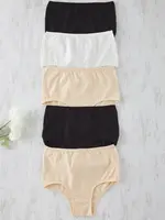 Trendyol Nohavičky  béžová / čierna / biela