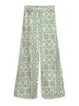 Vero Moda Petite Nohavice 'VMMENNY'  nefritová / biela