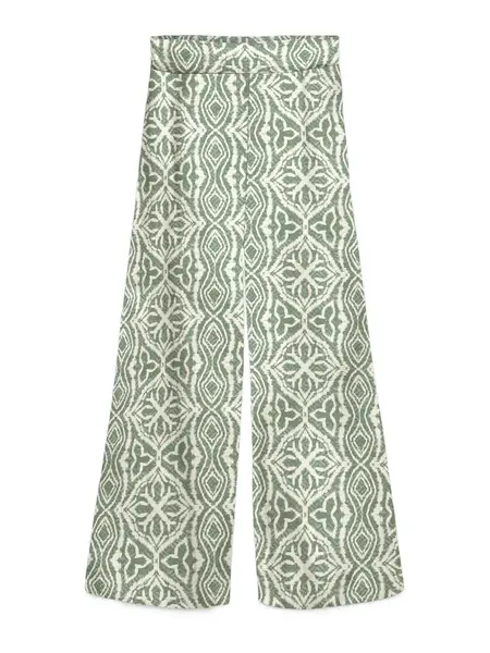 Vero Moda Petite Nohavice 'VMMENNY'  nefritová / biela
