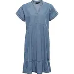 ALPINE PRO PREHA Dámské šaty, modrá, velikost