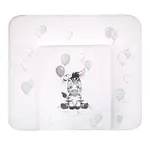 NEW BABY ZEBRA Přebalovací měkká podložka, bílá, velikost