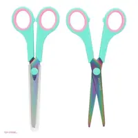 Top Model Nůžky s krytem, Zeleno-růžové, duhový kov