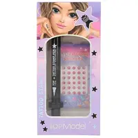 Top Model Tetovací fix s kamínky, Fialový, hvězdička