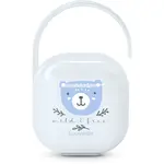 Suavinex Wild & Free Soother Holder krabička na dudlík Blue 1 ks