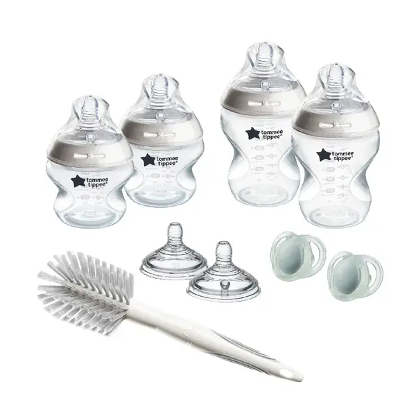 Tommee Tippee Natural Start Anti-Colic Samosterilizační lahvičky 0m+ novorozenecký starter kit bílý
