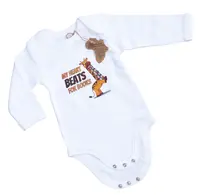 Knihomolské dětské body (100% česaná organická bavlna)