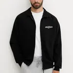 Bavlněná mikina Guess MENTORE pánská, černá barva, s potiskem, Z5YQ02 KCE91