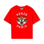 Dětské bavlněné tričko Kenzo Kids červená barva, s potiskem, K61137