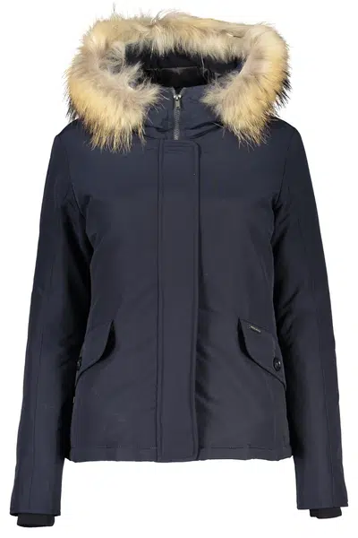 WOOLRICH BLUE WOMEN'S JACKET