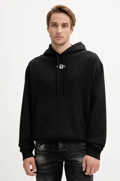 Bavlněná mikina Diesel S-MACS-HOOD-OD