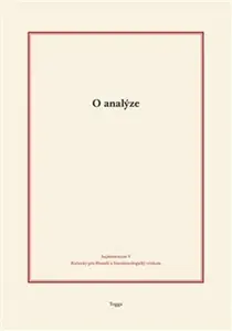 O analýze - Tomáš Holeček