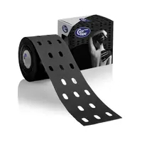 CureTape Punch 5 cm x 5 m kineziologický tejp černý