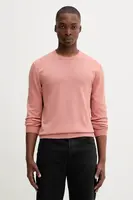 Bavlněný svetr Calvin Klein pánský, bílá barva, LV040BM343