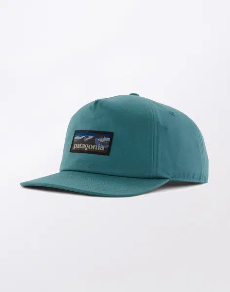 Patagonia Boardshort Label Funfarer Cap Wetland Blue