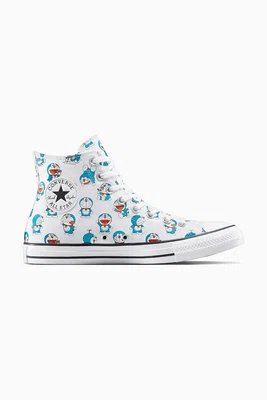 Kecky Converse Converse x Doraemon Chuck Taylor All Star bílá barva, A15791C