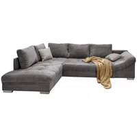 MID.YOU ROHOVÁ SEDAČKA, textil, šedá