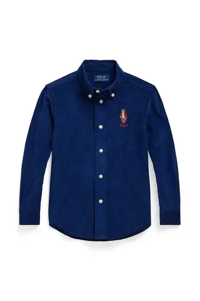 Dětská bavlněná košile Polo Ralph Lauren